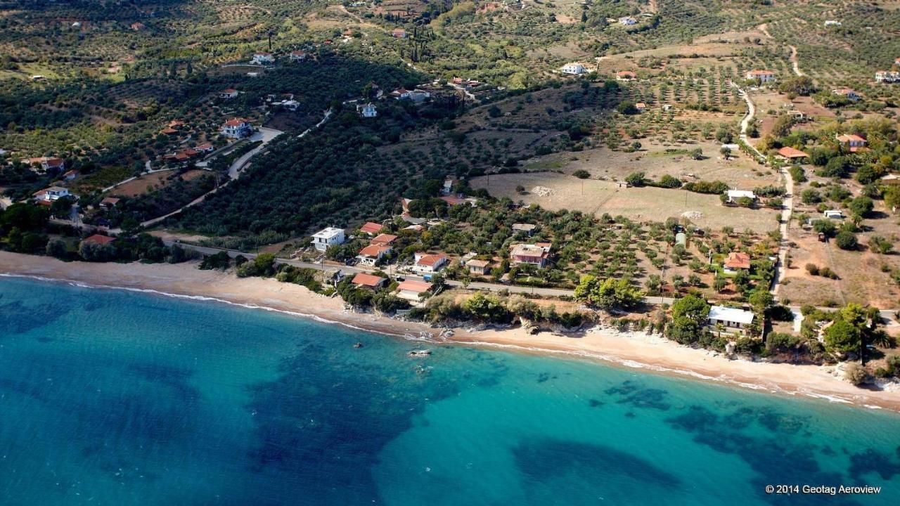 Seaside Getaway - Aelia Villa'S Dreamy Paradise Petalídi Kültér fotó